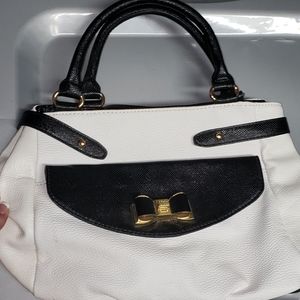 Black and white Lulu Purse